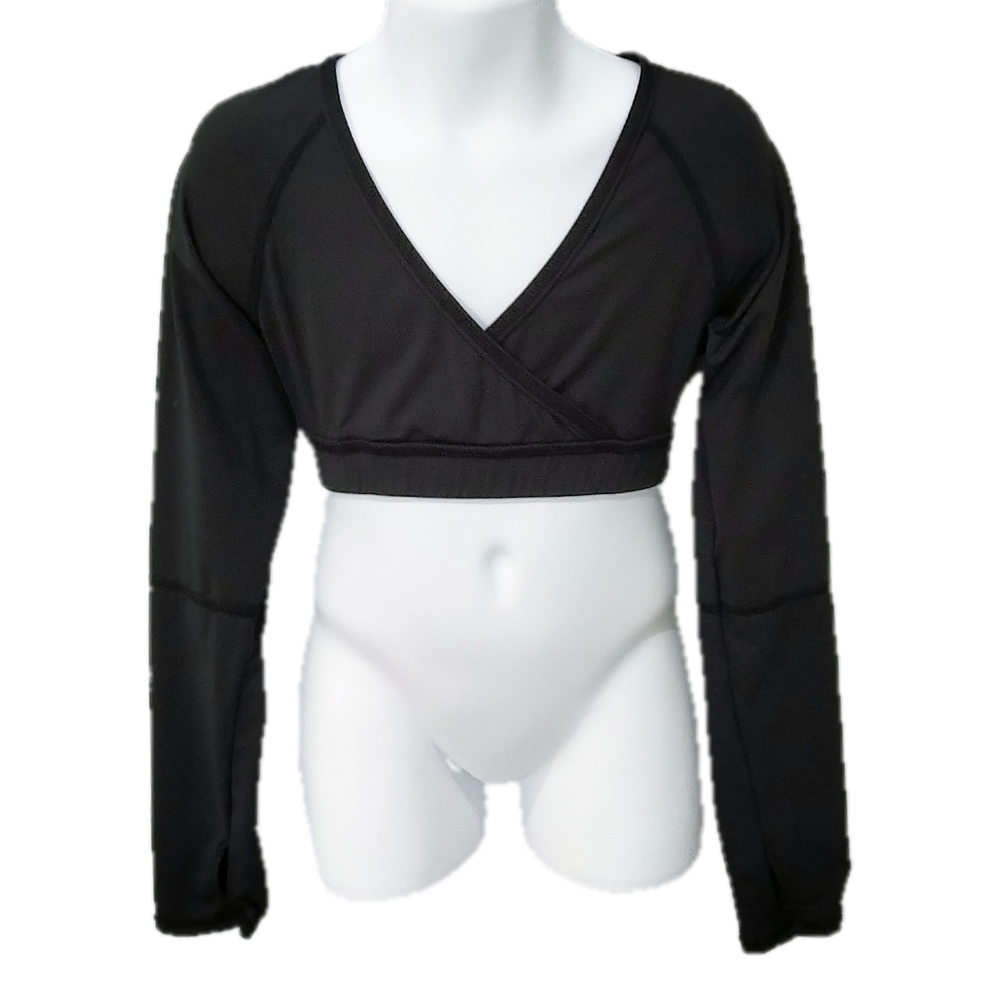 Pure NRG Nylon Blend Long Sleeve Crop Wrap - Child Size 7/8